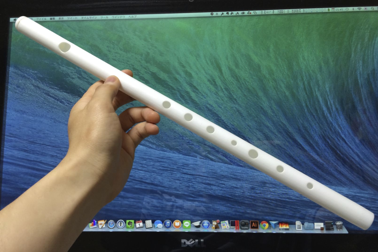 多分世界初 3dプリンターで篠笛を作ってみた モデル製作 到着編 Simasima Info